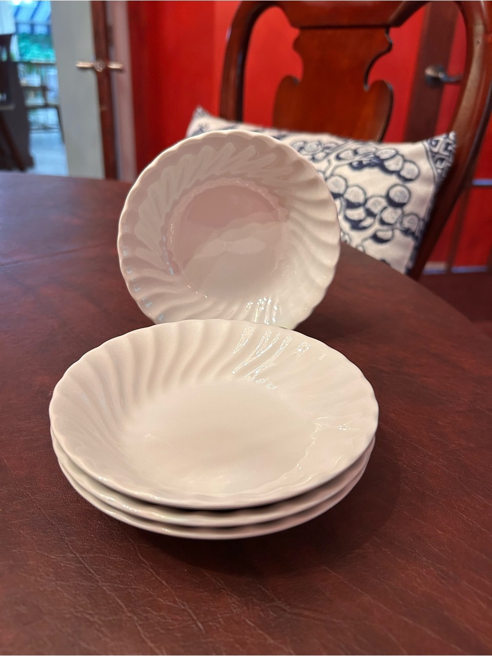 Johnson Brothers Made In England Regency Fruit or Bread Plate Set Of 4